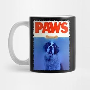 St. Bernard PAWS Alpine Elegance, Stylish Tee for Doggy Mug